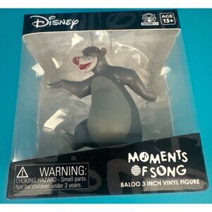Disney Moments of Song The Jungle Book Baloo 3" Vinyl Collectible Figure, NIB‎
